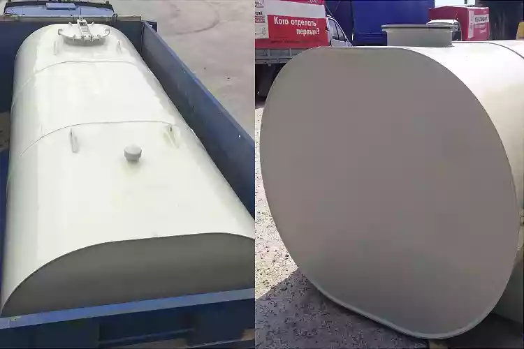 Эллипсная цистерна для перевозки молока